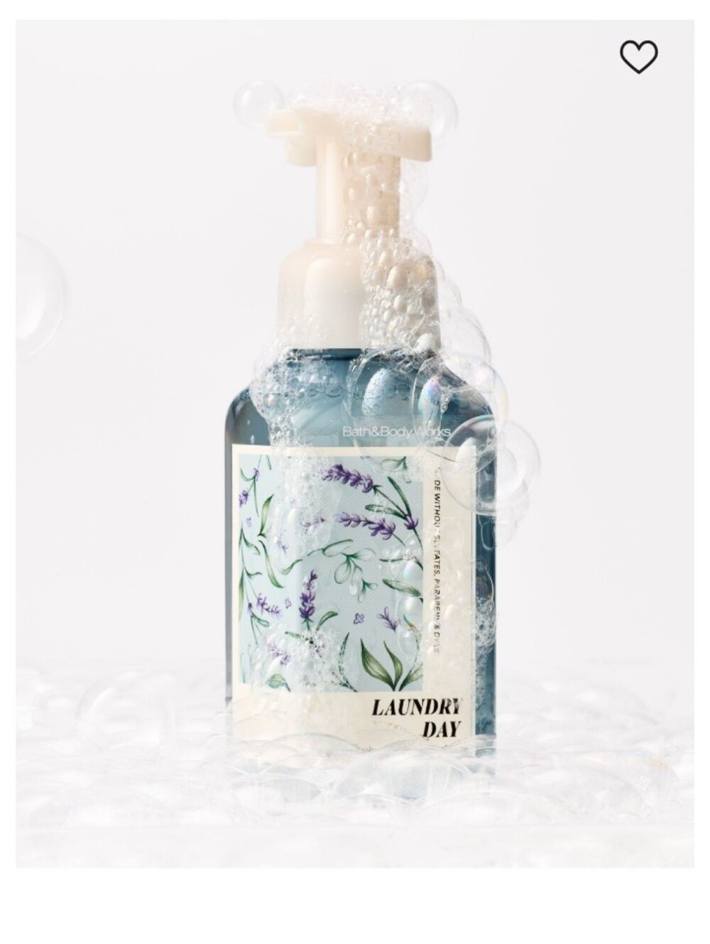 Bath & Body Works Laundry Day Foaming Hand Soap - Blue & Cream